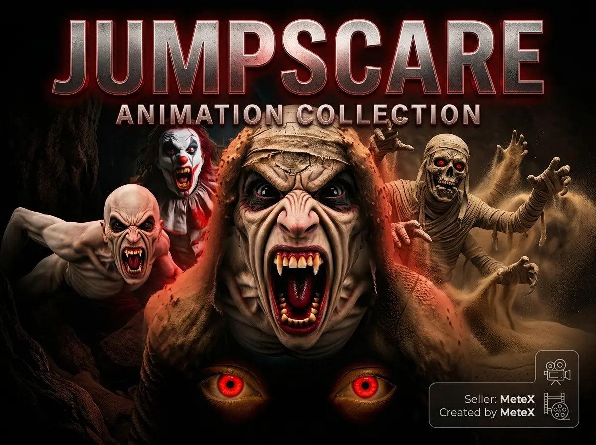 Jump Scare Animation Collection | Tiktok Live Stream