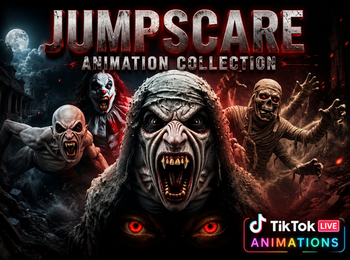 Jump Scare Animation Collection | Tiktok Live Stream