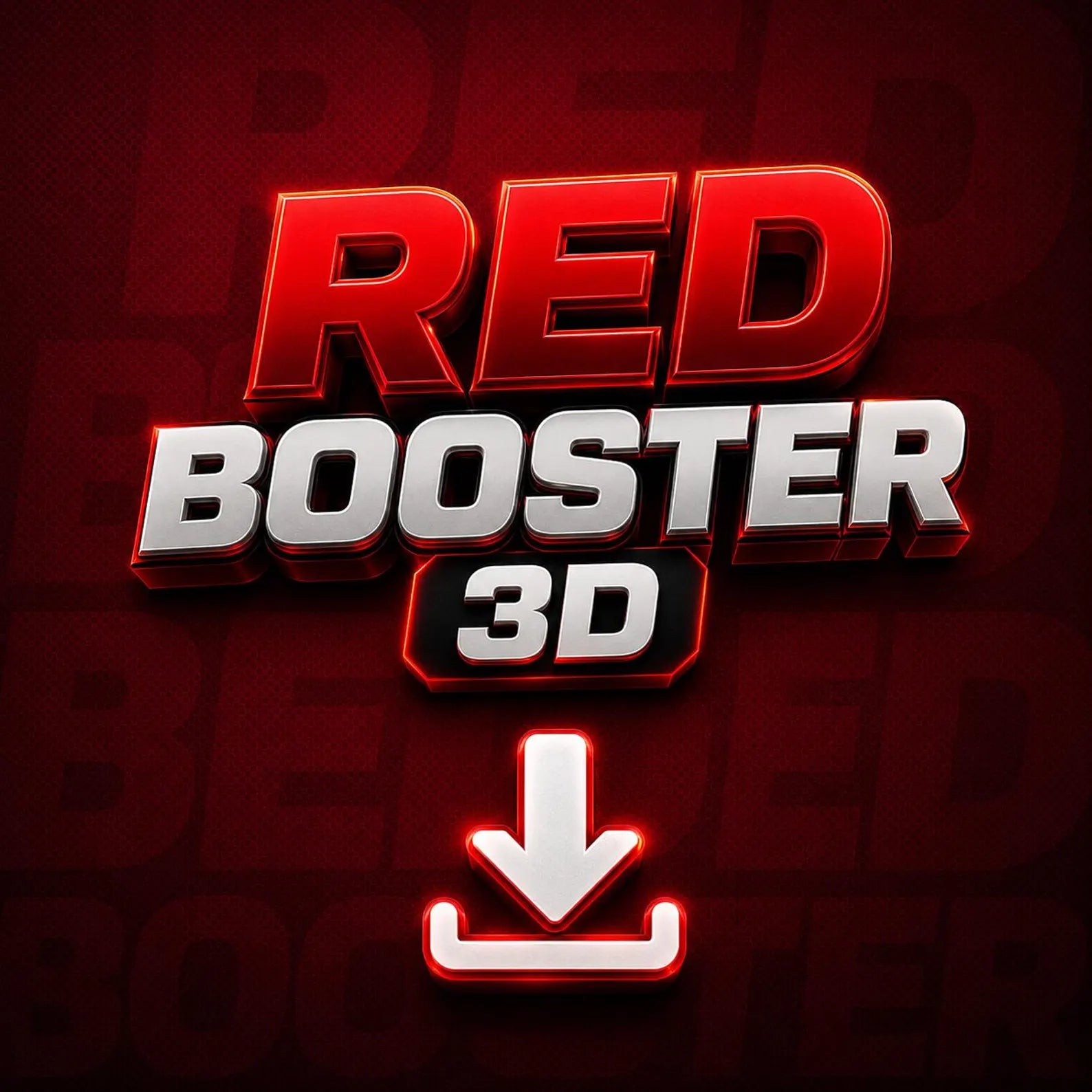 3D Red Booster Pack | X2, X3 & Glove | TikTok LIVE Animations | Instant Download