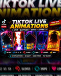 Digital productTikTok Live Animations Pack | MVP, Tap Tap, X2, X3, Gloves, Snipe Effects | Stream Overlays