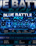 TikTok Live Blue Battle Animations Pack | Snipe Gloves Tap Tap | Stream Effects WebM Overlay