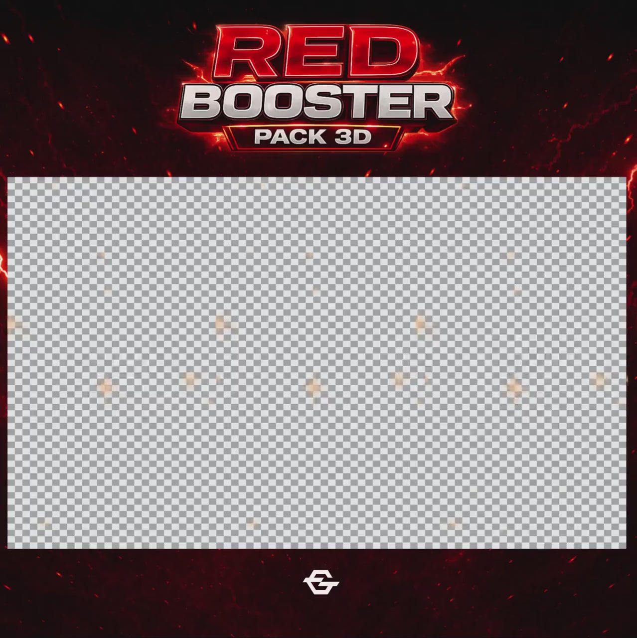 3D Red Booster Pack | X2, X3 & Glove | TikTok LIVE Animations | Instant Download