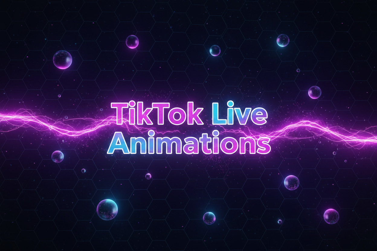 TikTok Live Animations Hero Banner